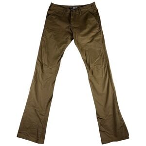 Buckle BKE Casuals Jake Straight Chino Pants Mens 33XL Brown‎ Cotton Regular Fit